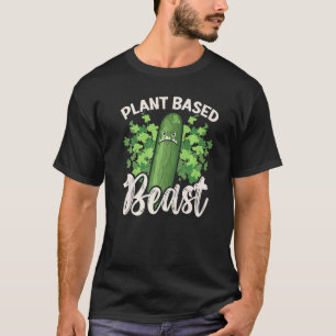 Camiseta Monstro à Base de Planta Pepino Vegetal Vegetarian