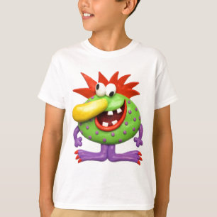 Camiseta Monstro amarelo grande do nariz