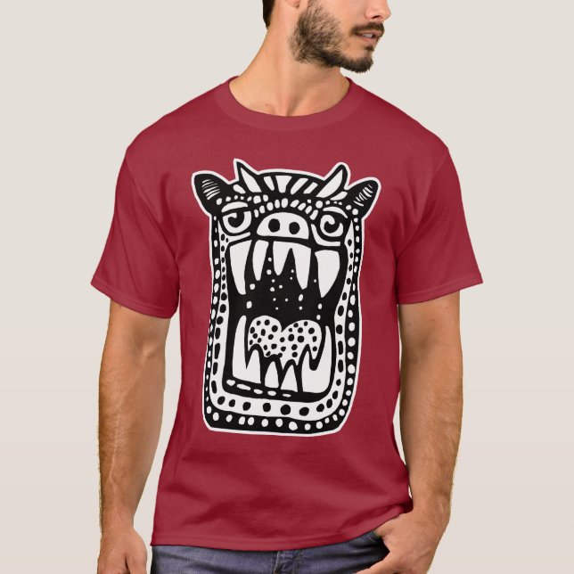 Camiseta Monstro Assustador (Frente)