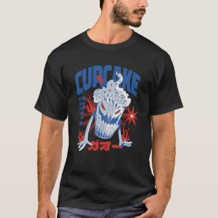 Camiseta Monstro assustador do cupcake