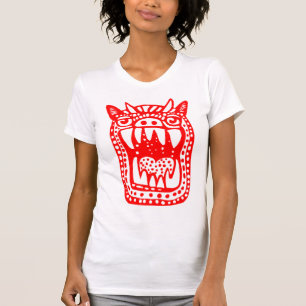 Camiseta Monstro Assustador - Vermelho