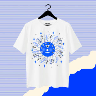 Camiseta Monstro azul