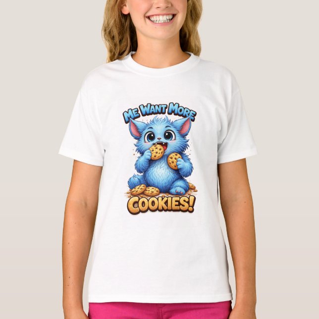 Camiseta Monstro Azul (Frente)