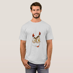 Camiseta Monstro Bonitinho Com Chifres e Coração Gráfico Ma