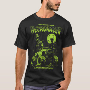 Camiseta Monstro Caminhão Necro Corredor Halloween Horror