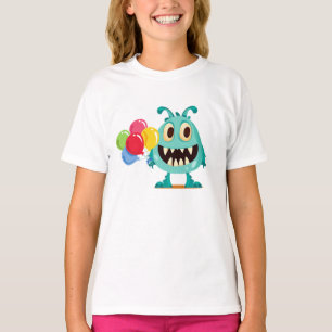 Camiseta Monstro/Cartoon/alienígena