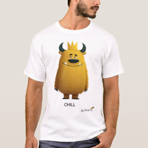 Camiseta Monstro Chil Design Original para Adultos com Re