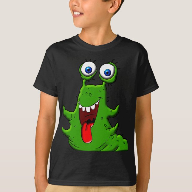 Camiseta "Monstro Cientista Louco e Funky" (Frente)