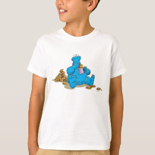 Camiseta Monstro Come Biscoitos Antigo
