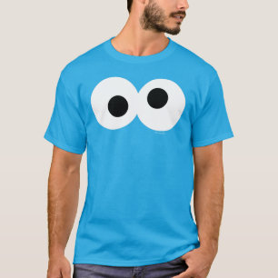 Camiseta Monstro Come Biscoitos Rosto Grande