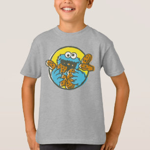 Camiseta Monstro Come Bolachas Retrô