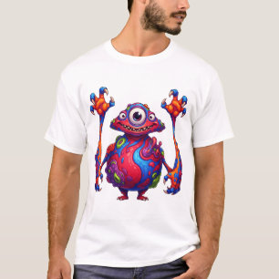 Camiseta Monstro Cromático com Pintas