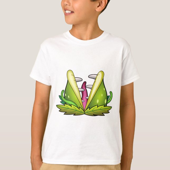 Camiseta monstro da armadilha de venus (Frente)