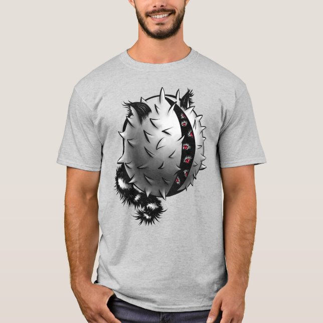 Camiseta Monstro da Fantasia Dark de Arte Horror (Frente)