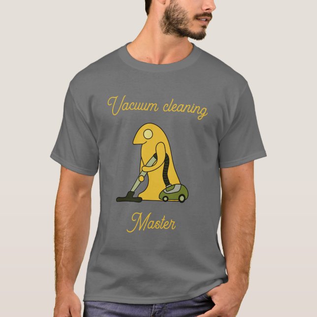 Camiseta Monstro da limpeza a vácuo (Frente)