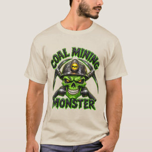 CAMISETA MONSTRO DA MINERAÇÃO DE CARVÃO