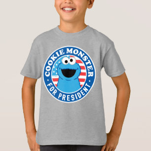 Camiseta Monstro das Bolachas para Presidente