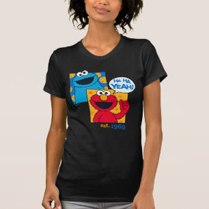 Camiseta Monstro de Biscoitos e Elmo Ha Sim