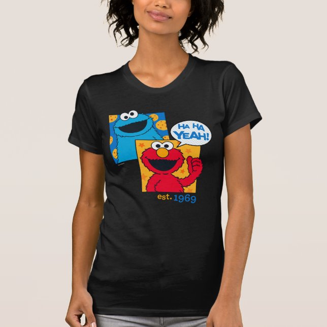 Camiseta Monstro de Biscoitos e Elmo | Ha Sim (Frente)