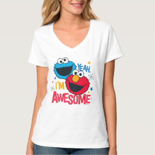 Camiseta Monstro de Biscoitos e Elmo Sim, sou incrível