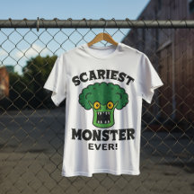 Monstro de Brócolis Mais Assustador Design Diverti
