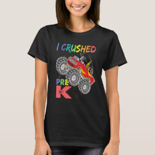 Camiseta Monstro de Caminhão Adorável de Volta às Aulas Eu