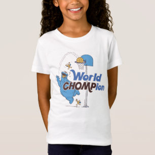 Camiseta Monstro de cookies Atiradas De Lúpulo De Basquet