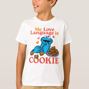 Camiseta Monstro de cookies   Citação do dia de os namorado
