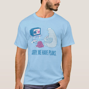 Camiseta Monstro de cookies Desculpe, Tenho Planos