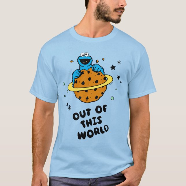 Camiseta Monstro de cookies | Fora deste mundo (Frente)