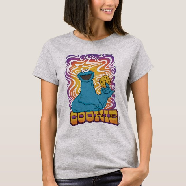 Camiseta Monstro de cookies | Psicodélica (Frente)
