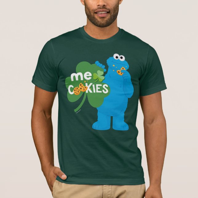 Camiseta Monstro de cookies | Shamrock Love (Frente)