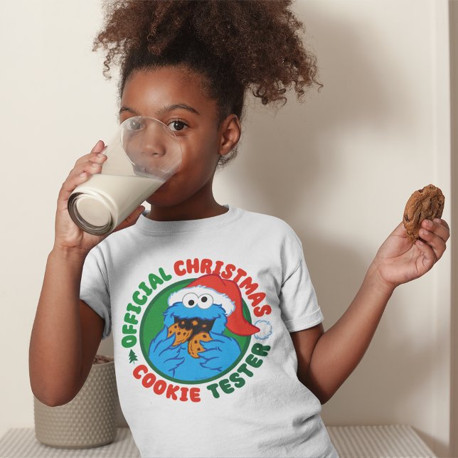 Camiseta Monstro de cookies | Testador Oficial de Biscoito  (Kid wearing t-shirt)