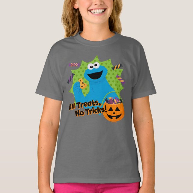 Camiseta Monstro de cookies | Todos Os Tratamentos, Sem Tru (Frente)
