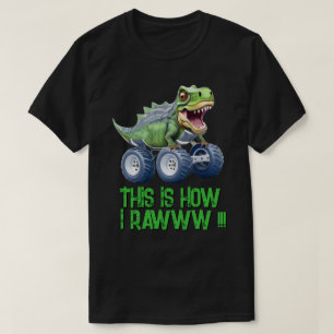 Camiseta Monstro de dinossauros engraçado, Mens