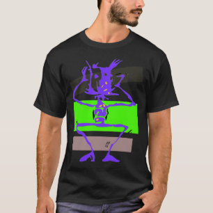 Camiseta Monstro de Figura do Crazy Stick