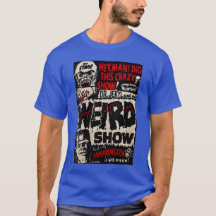 Camiseta Monstro de Filme de Terror Feminino Vintage Hallow