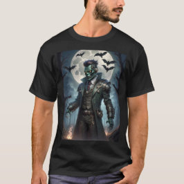 Camiseta Monstro de Frankenstein Steampunk do Halloween
