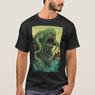 Camiseta Monstro de Gosma Verde