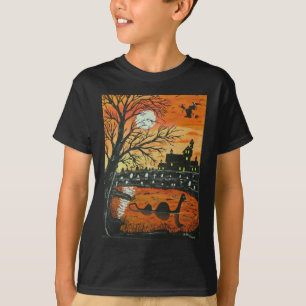 Camiseta Monstro de Loch Ness este Dia das Bruxas