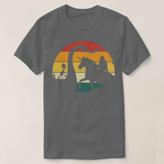Camiseta Monstro de Ness do Unicorn Loch (Frente do Design)