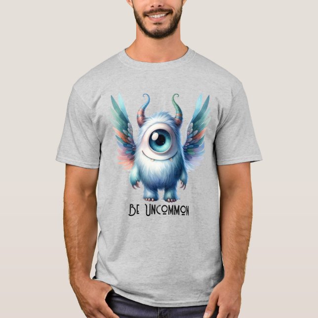 Camiseta Monstro de olhos únicos (pode personalizar) (Frente)