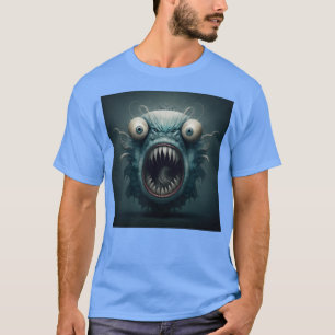 Camiseta Monstro de Peixes Assustadores