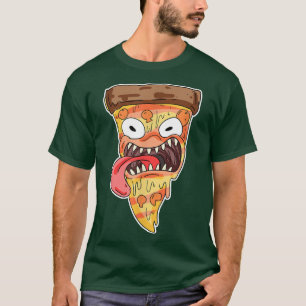 Camiseta Monstro de pizza e aberração de pizza