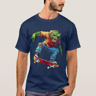 Camiseta Monstro de skate - Camisa-T de skater