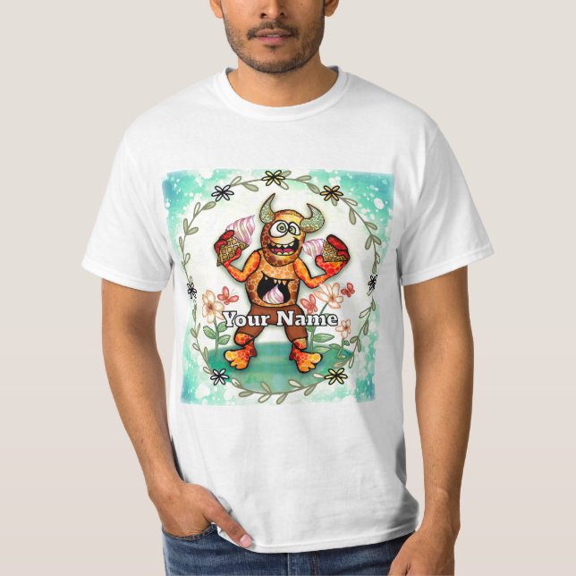 Camiseta Monstro de Sorvete (Frente)