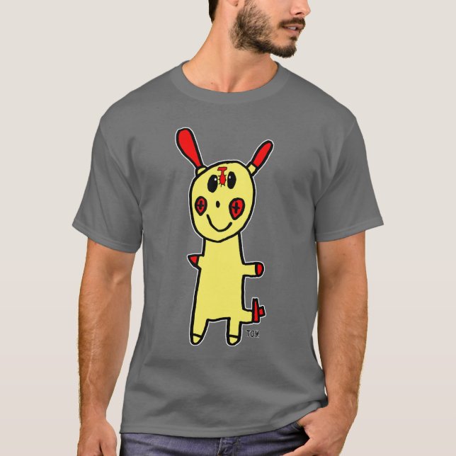 Camiseta Monstro de Tom vermelhos na parte traseira (Frente)