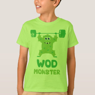 Camiseta Monstro de WOD (monstro bonito do ato de agarrar