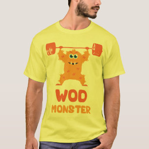 Camiseta Monstro de WOD (monstro bonito do ato de agarrar