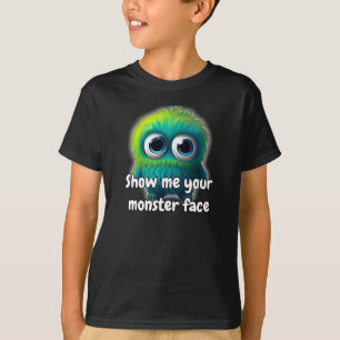 Camiseta Monstro Divertido Legal Único Melhor Estiloso Cria